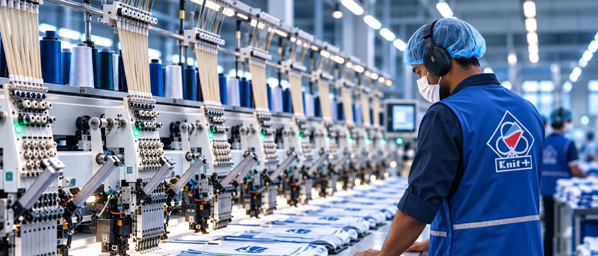 Knit Plus Limited embroidery manufacturing facility