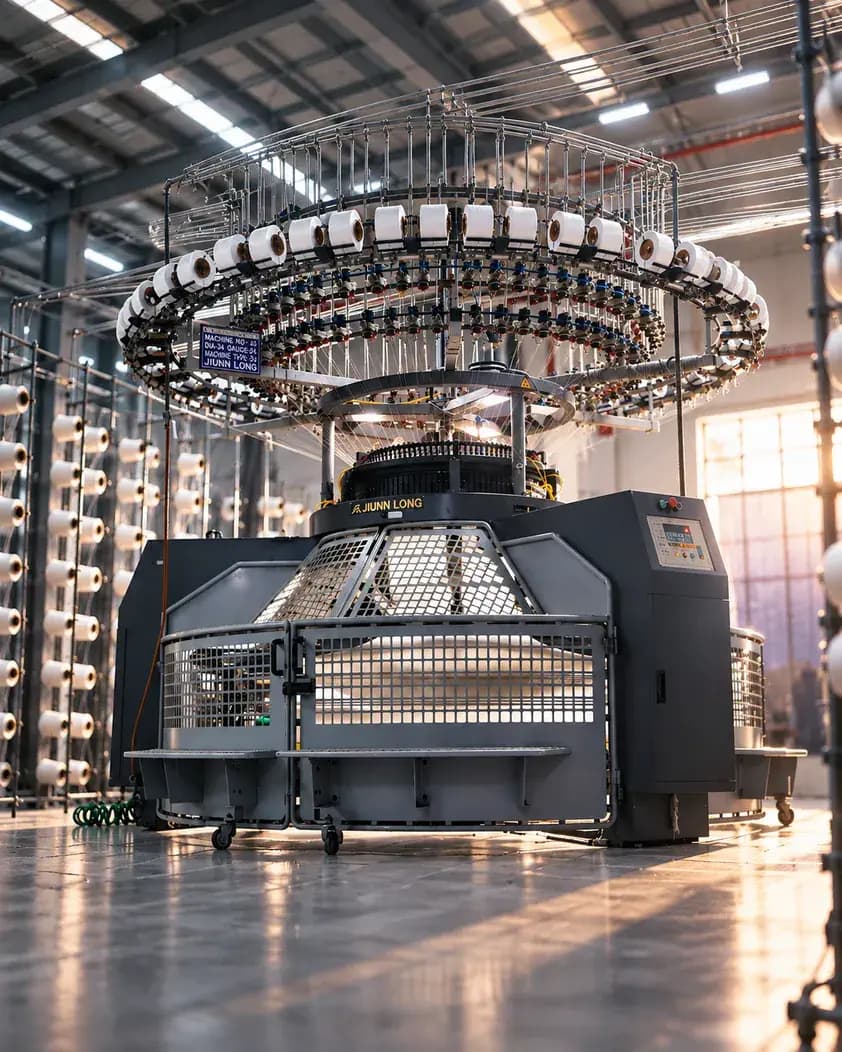 Knitting division machinery