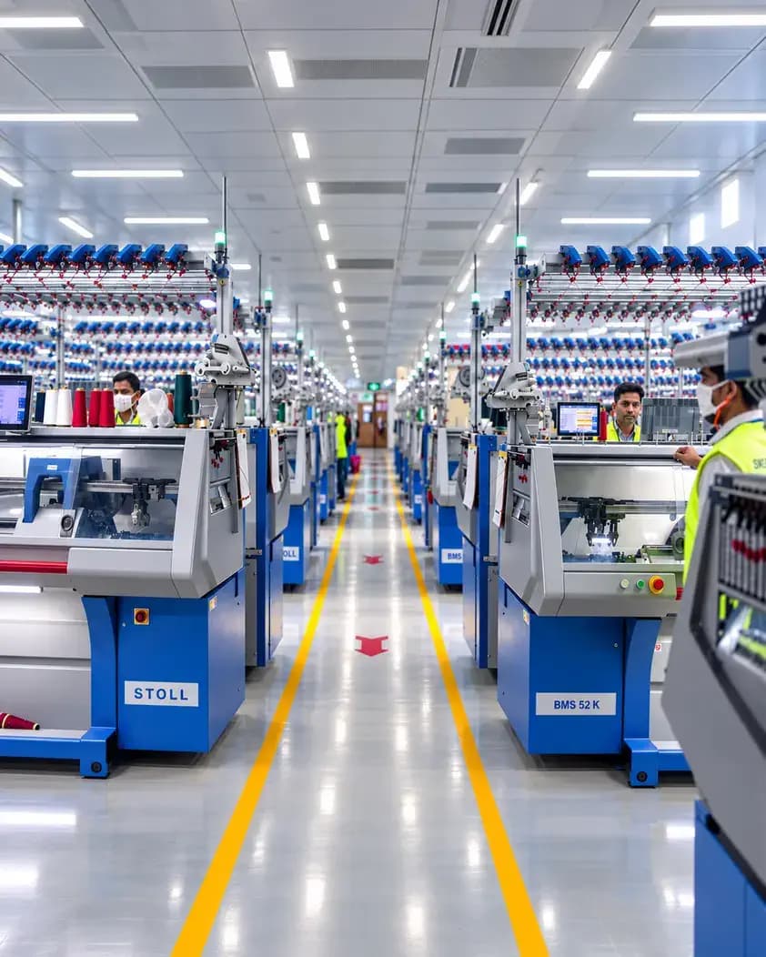 Sweater division machinery
